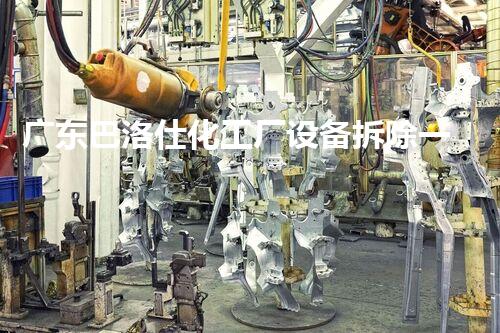 广东巴洛仕化工厂设备拆除一站式服务解决方案